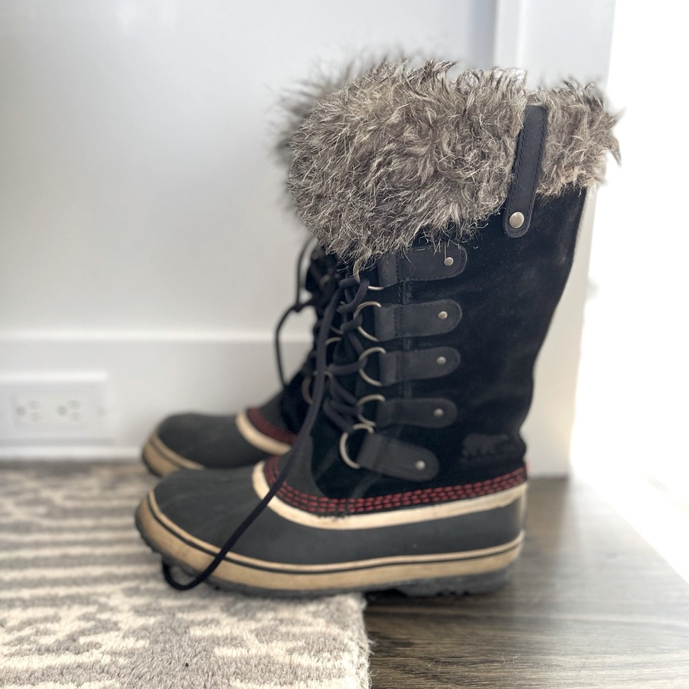 SOREL Joan of Arctic™ Waterproof Boots w/ Faux Fur Trim